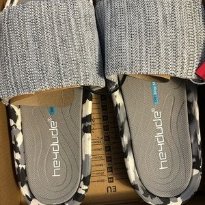 Hey Dude Gray Men's Slip-On Slippers